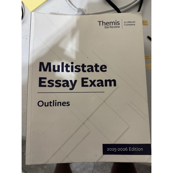 Thermis Bar Review - Muiltistate Essay Exam - Outlines *Missing Some Pages*